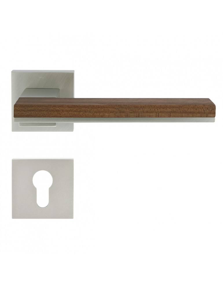 PAIR OF MIMOLIMIT HANDLES WITH DECORATIVE INSERT IN ELM WOOD