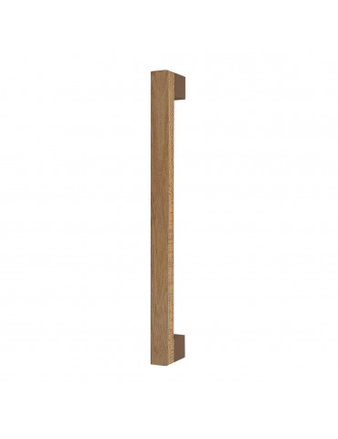 MIMOLIMIT PULL BAR 340mm WITH DECORATIVE INSERT ELM WOODEN